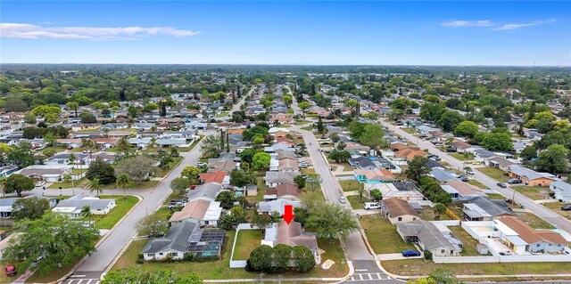 9334 Ledgestone Ln, Port Richey, FL 34668 - bird's eye view featuring a residential view