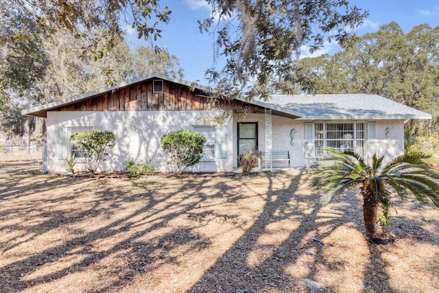 view of ranch-style home