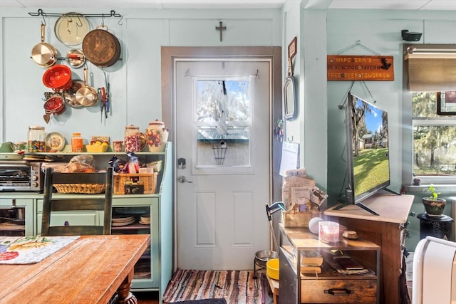 doorway to outside with a wealth of natural light