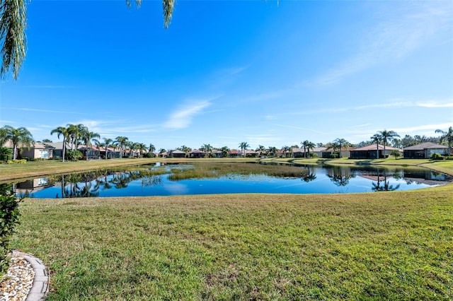 view of water feature