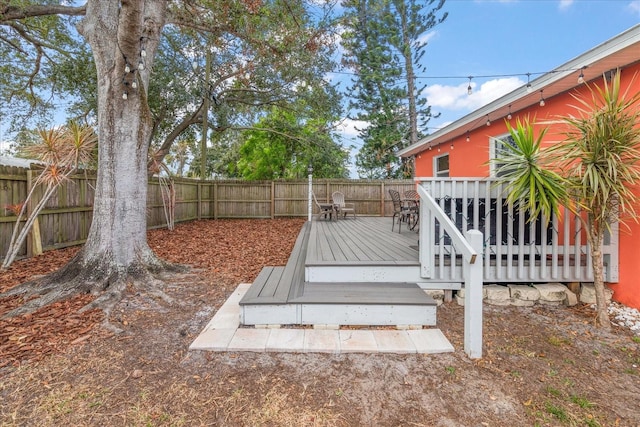 view of deck