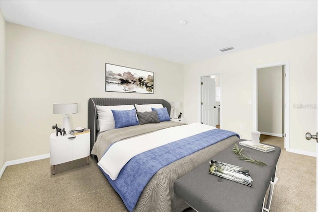 bedroom featuring carpet floors