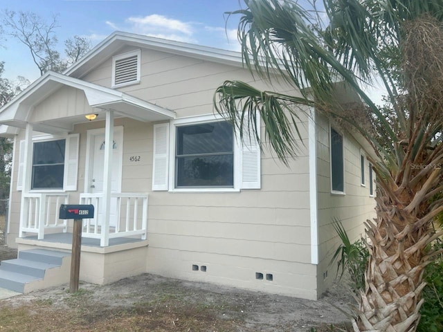 view of bungalow-style house