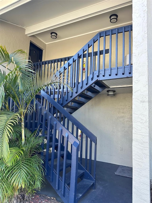 view of staircase