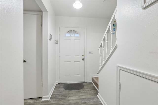 interior space featuring hardwood / wood-style floors