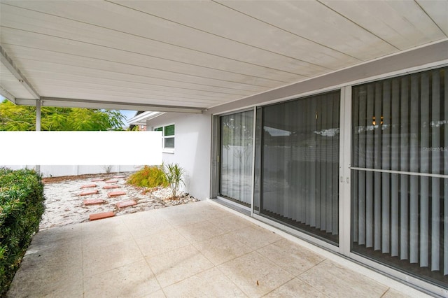 view of patio