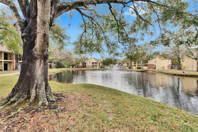 property view of water