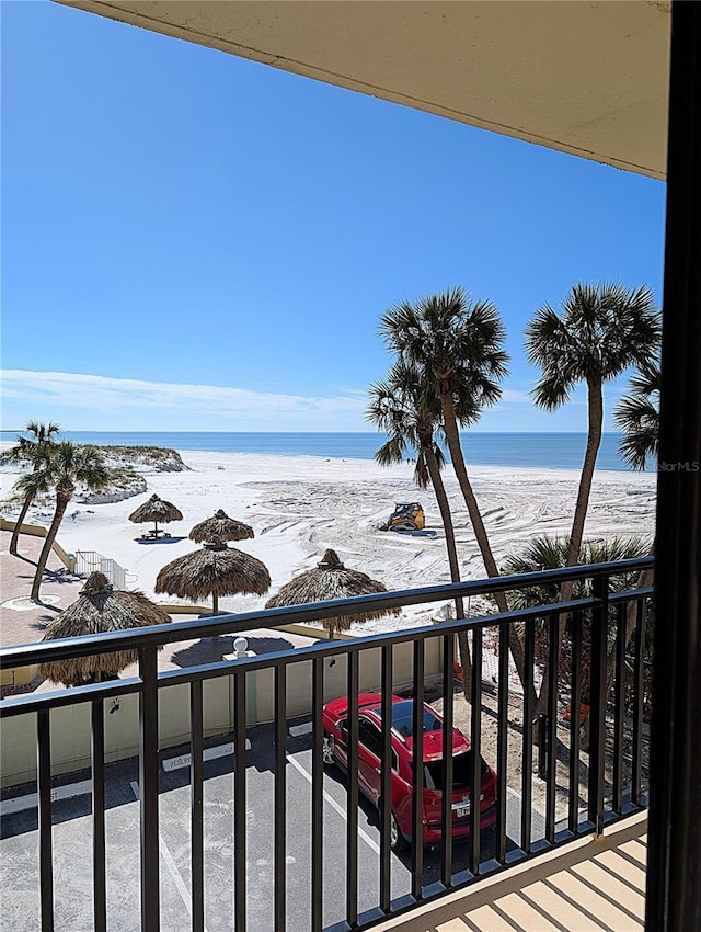 water view with a beach view