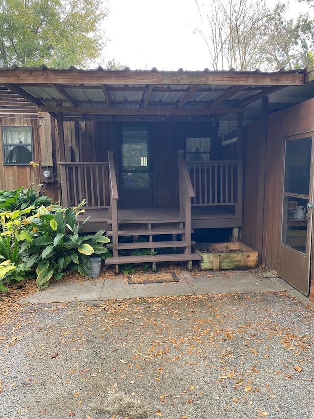 view of entrance to property