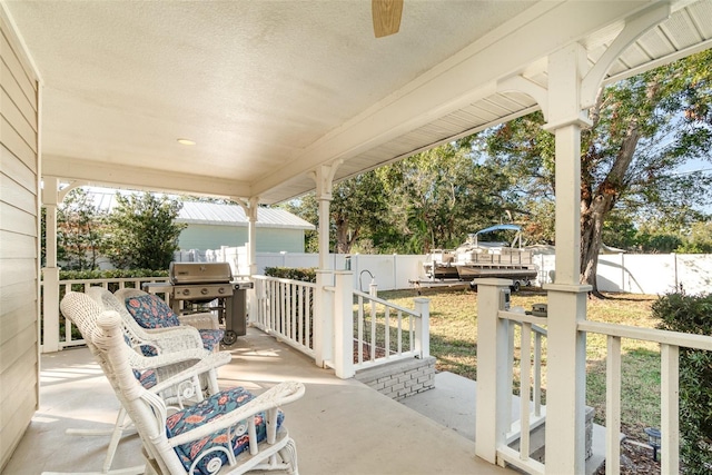 7312 7th Ave NW, Bradenton, FL 34209 - view of patio / terrace with grilling area