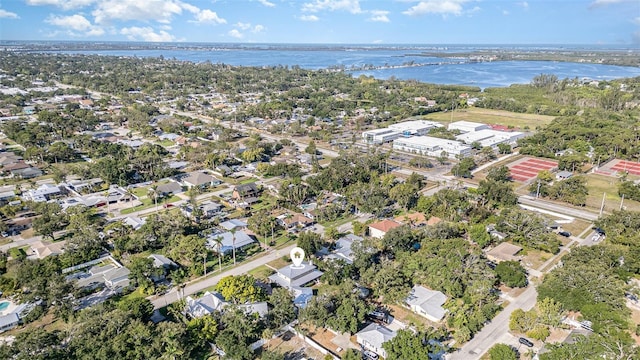 7312 7th Ave NW, Bradenton, FL 34209 - aerial view of property and surrounding area with a nearby body of water