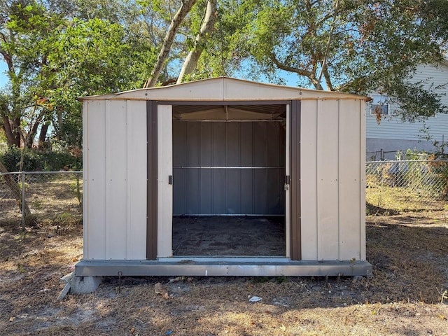 view of outbuilding