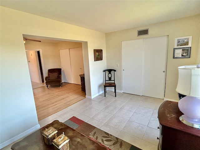 entryway featuring light tile patterned floors