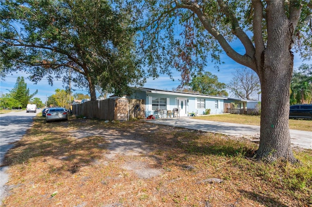 view of ranch-style home