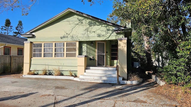 view of bungalow-style house