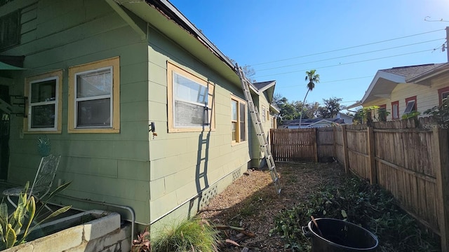 view of home's exterior