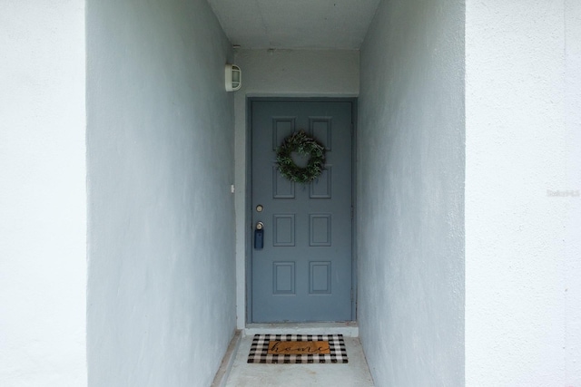 view of entrance to property