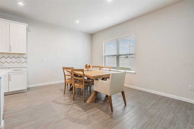 view of dining room