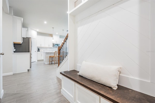 view of mudroom