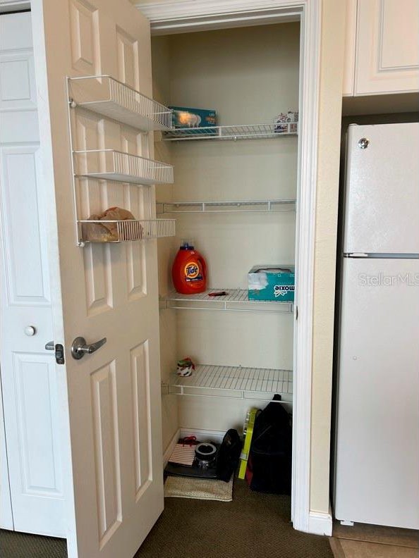 view of pantry