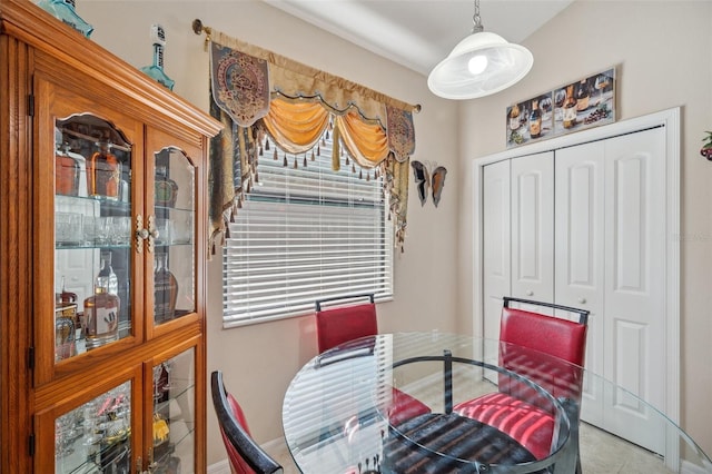 view of dining room