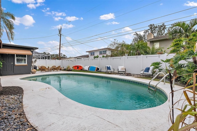 view of pool