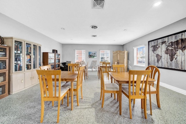 view of dining area