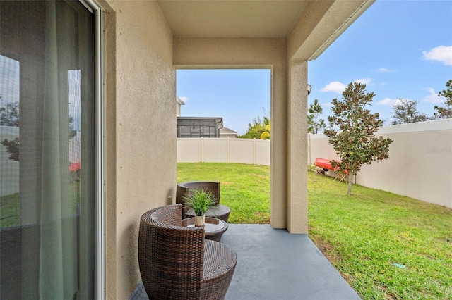 view of patio