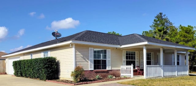 view of front of house with covered porch