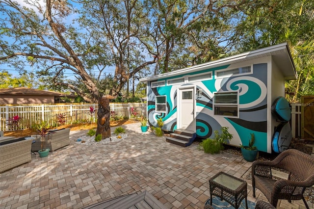 view of patio / terrace featuring outdoor lounge area