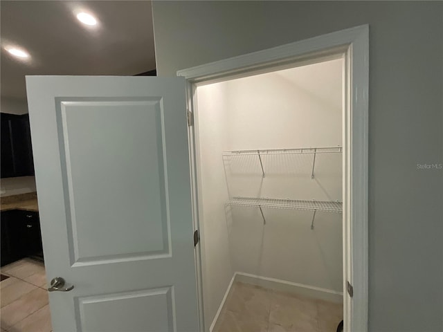 view of closet