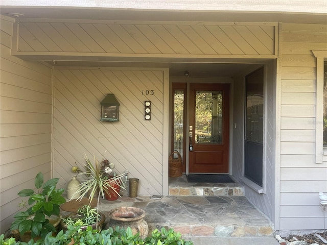 view of property entrance