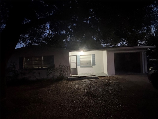 ranch-style house with a garage