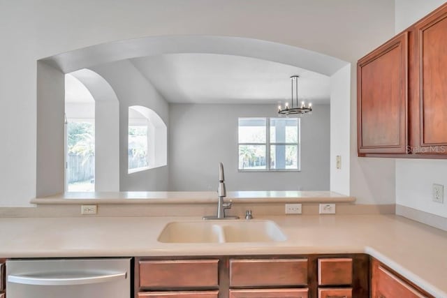 kitchen featuring sink and stainless steel dishwasher