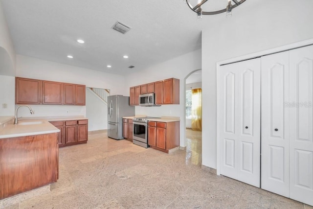 kitchen featuring sink and stainless steel appliances