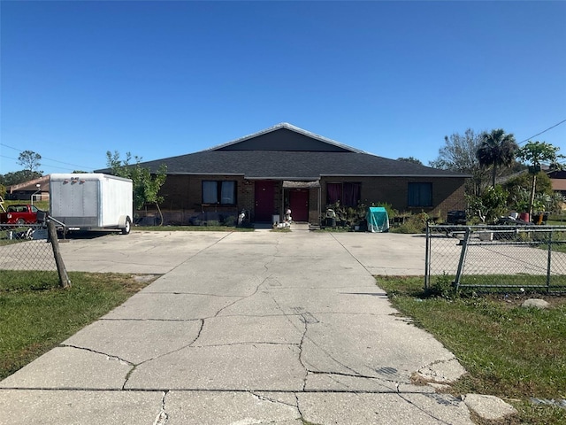 view of front of home