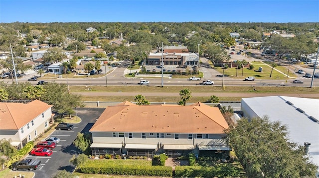 aerial view featuring a residential view