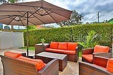 view of patio / terrace featuring an outdoor living space