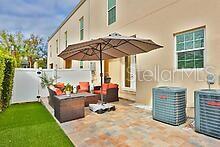 view of patio / terrace featuring an outdoor hangout area and central air condition unit