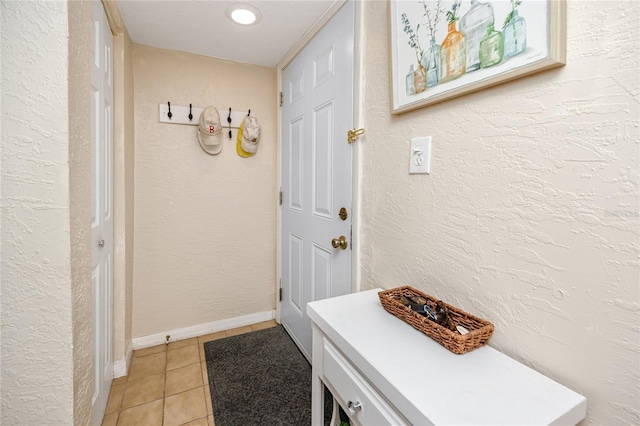 interior space featuring tile patterned floors