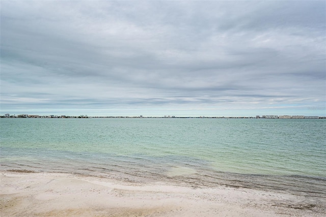 water view featuring a view of the beach