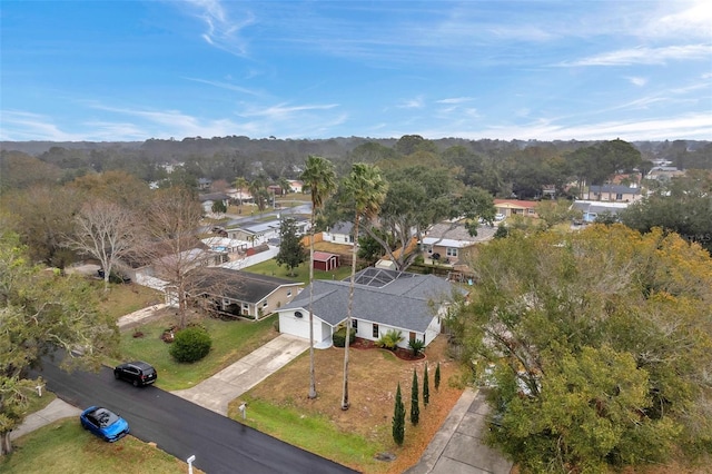 birds eye view of property featuring a residential view