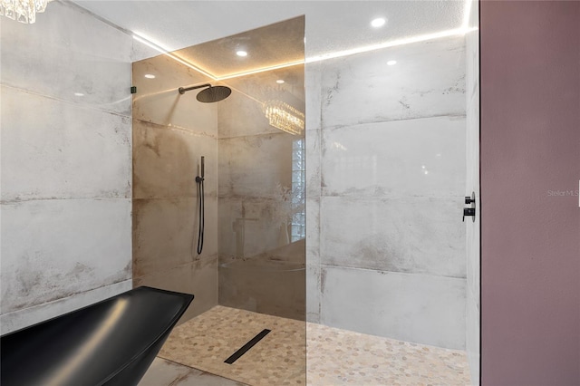 5809 Cruiser Way, Tampa, FL 33615 - full bath with walk in shower and recessed lighting