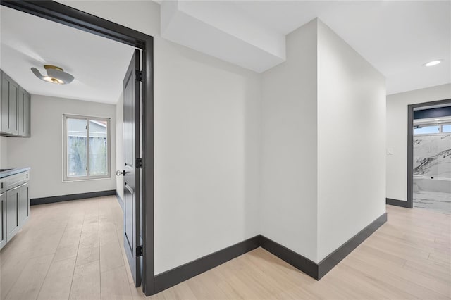 5809 Cruiser Way, Tampa, FL 33615 - hall with light wood-style floors