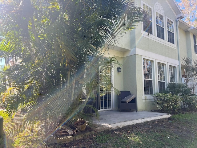 exterior space with a patio