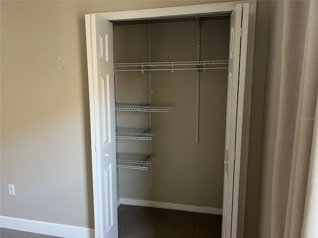 view of closet