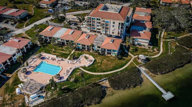 bird's eye view featuring a residential view