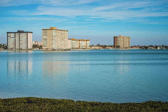 water view featuring a view of city