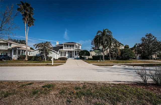 exterior space featuring a front lawn