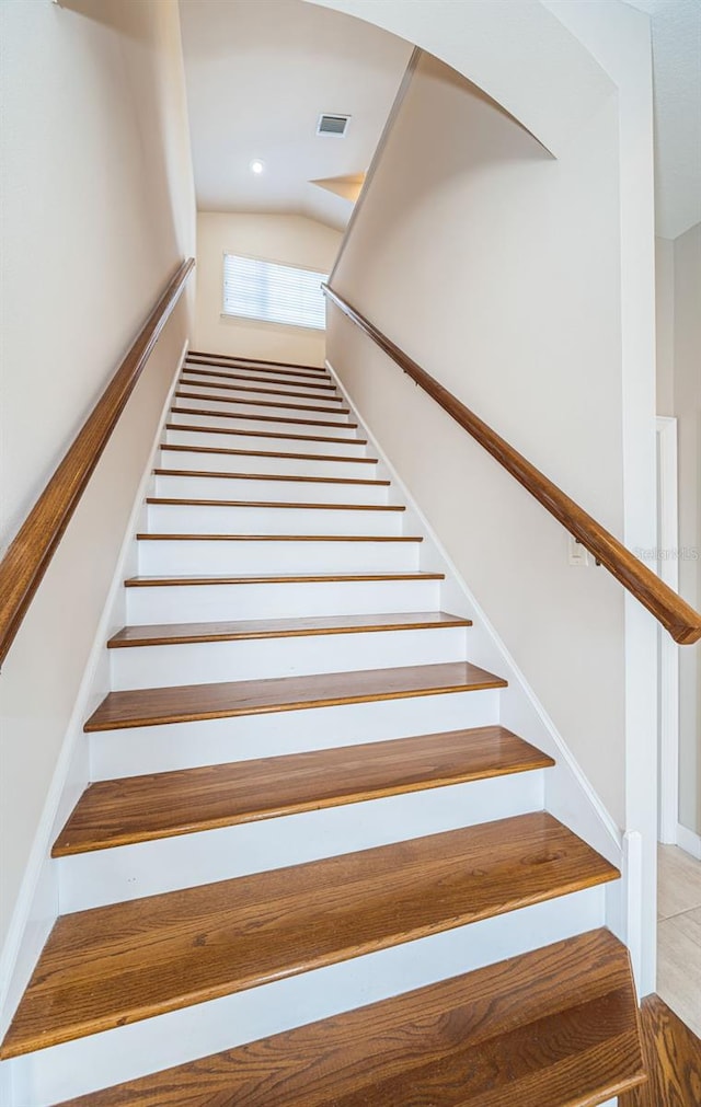 view of staircase